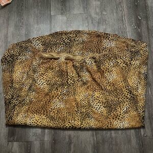cheetah print long skirt 🐆🐆